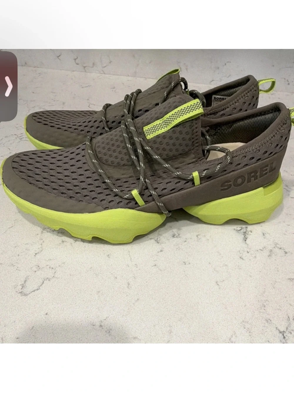Sorel breathable mesh